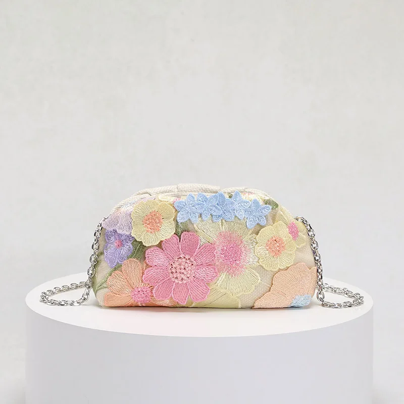 Fashion Sequins Women Handbags Shinny Chain Shoulder Crossbody Bags Elegant Clutch Bag for Wedding Party Small Tote Female Purse