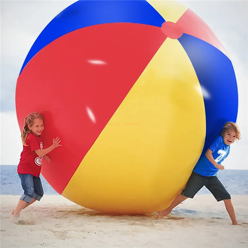 100/200cm Giant Inflatable Pool Beach Thickened Pvc Sports Ball Outdoor Water Games Party Children's Toy Balloon 4