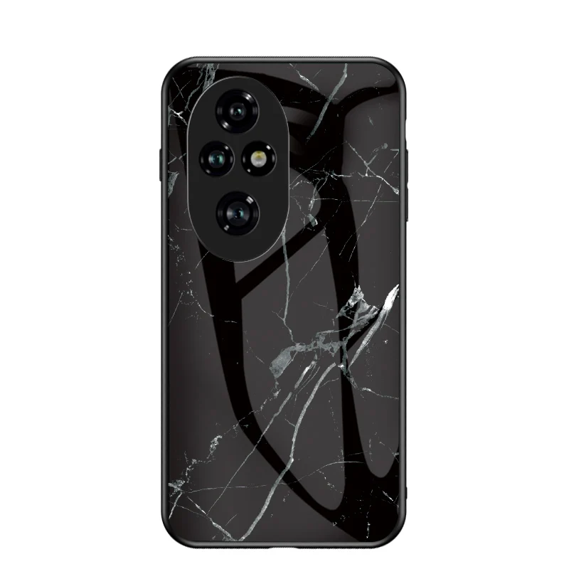 Elegant Marbling Tempered Glass Phone Case with Premium Protection