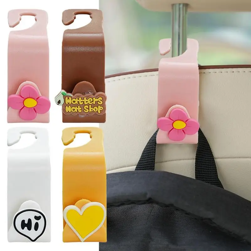 

Cars Headrest Hook ABS Multi-Functional Automotive Seat Organizer Hanger Portable Back Seat Storage Hooks For Cars Accessories