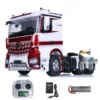 1/14 RC Tractor Truck RTR 6x4 Remote Control Car 3363 Painted Assembled Model Opened Doors Light Sound Toy TOUCAN HOBBY THZH1645 1