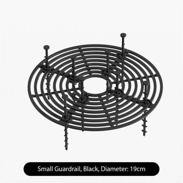 Pot Grid Flower Pot Cover Baby Safety Plant Protector Soil Guard With Nails Cover Plant Root Protection Garden Supplies