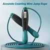 Steel Skipping Exercise Counting Jump Rope Adjustable Fitness Gym Training Home Equipment Sports