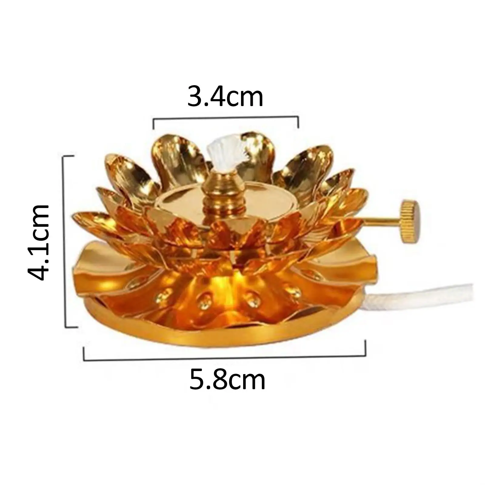 Butter Lamp Wick Holder Without Wick Stand for Desktop DIY Supplies Altar Buddhist