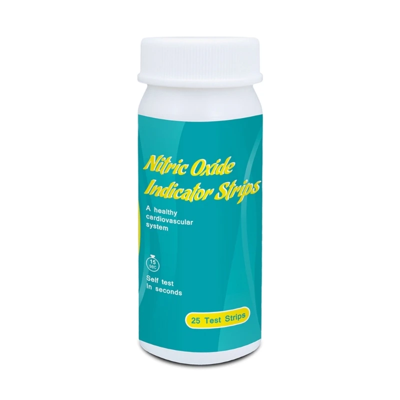 

25pcs Salivary Nitrite Level Tester Strips Accurate Nitric Oxide Test Strips Indicator Strips Get Result in 15S