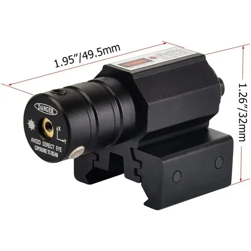 Hunting Red Green Laser Sight Pistol Accessories 11mm/20mm Laser Sight Hunting Sights Optics