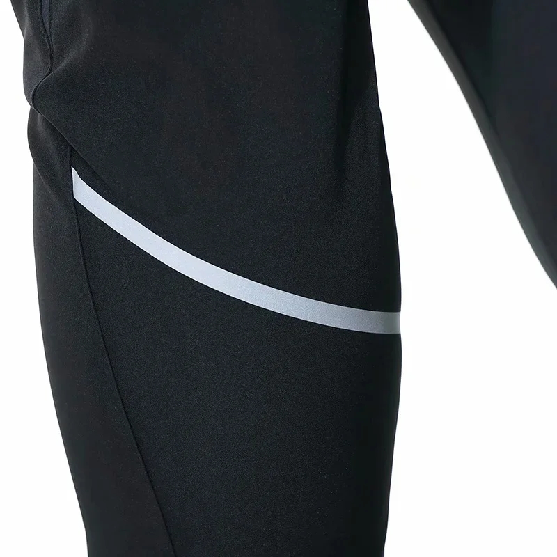 Men Running Pants Sport Pants zipper Reflective Football Soccer Sporting pant Training jogging Gym Trousers