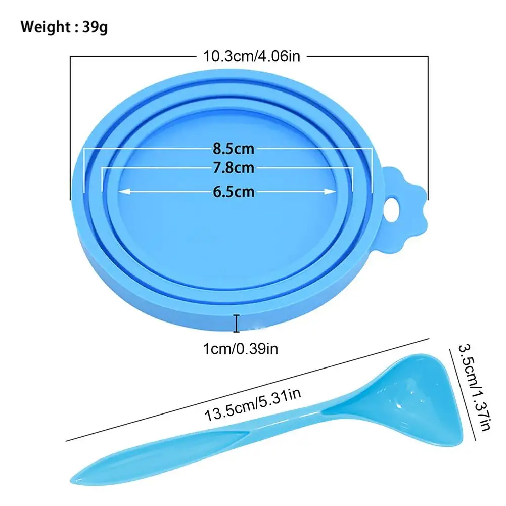 Silicone Canned Lid food cover For Puppy Dog Cat Storage