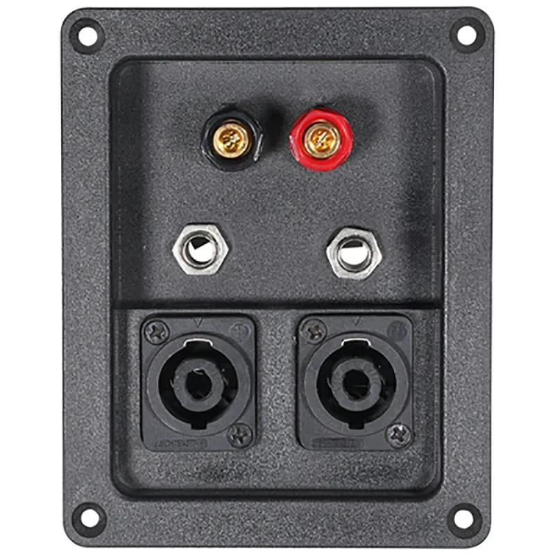 placa traseira 6 posicoes 4 posicoes caixa de juncao alto falante 2 pcs 03