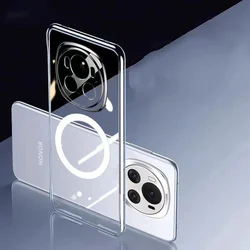 Ultra-Slim Magnetic Wireless Charging Case - Premium Back Cover for Honor Magic 6 (Transparent)