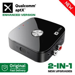 Dual - Function Wireless Bluetooth Audio Transmitter & Receiver with HiFi Stereo and Multipoint Connectivity - Compatible Bluetooth v5.4 (T69 Enhanced Version)