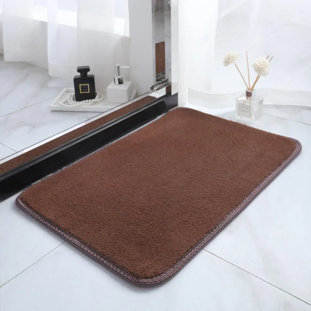 

Shower Mat Extra-soft Quick Drying Bath Mat Rug Super Absorbent Wear Resistant Non-slip Door Mat Area Rug for Bathroom Front