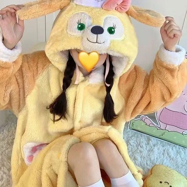 MINISO Chef Dog Robes Cosplay Costumes Halloween Butter Cake Onesies Anime Adult Nightgown Xmas Carnival Funny Pajamas Kigurumi
