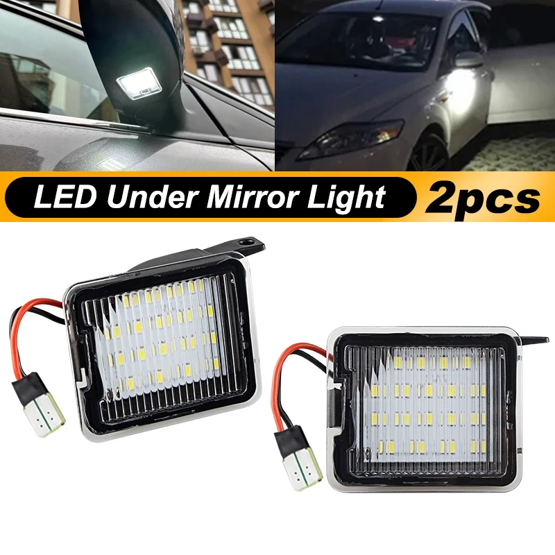 2PCS LED White