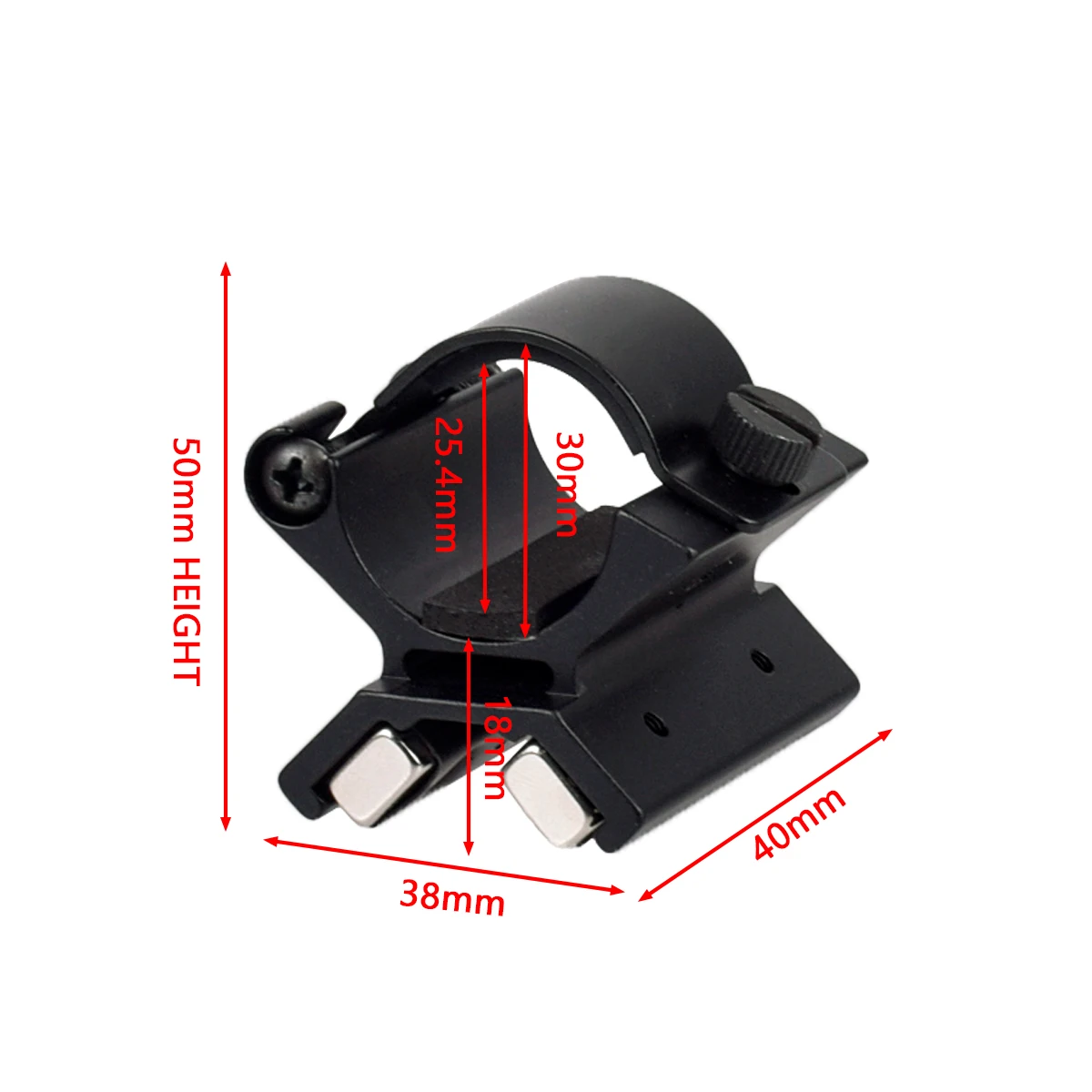 Magnetic Scope Gun Mount Magnet Flashlights Mount Strong X Holder Led Riflescope Laser Torch Lanterna Bracket Bike Hunting 4