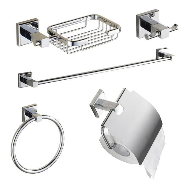 bathroom accessories set in stainless steel - AliExpress