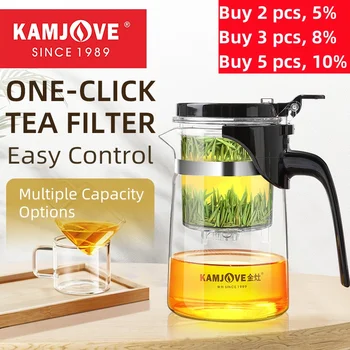 KAMJOVE Glass Tea Set 1