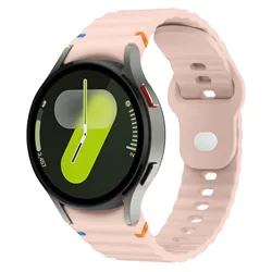 Seamless Silicone Bracelet for Galaxy Watches - Universal Fit (Pink)