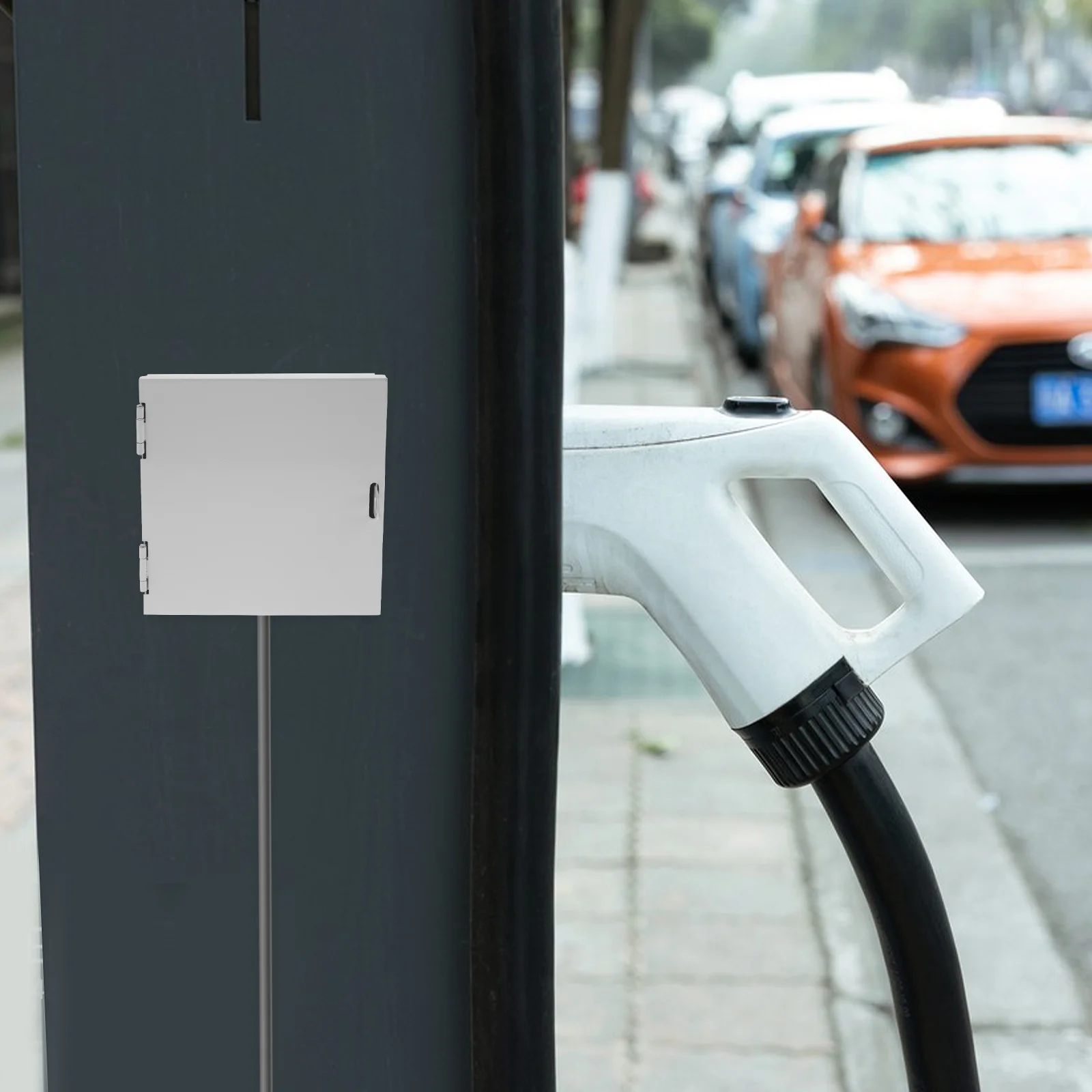 2 Count Electric Car Electrical Enclosure Junction Box Outdoor Wrought Iron