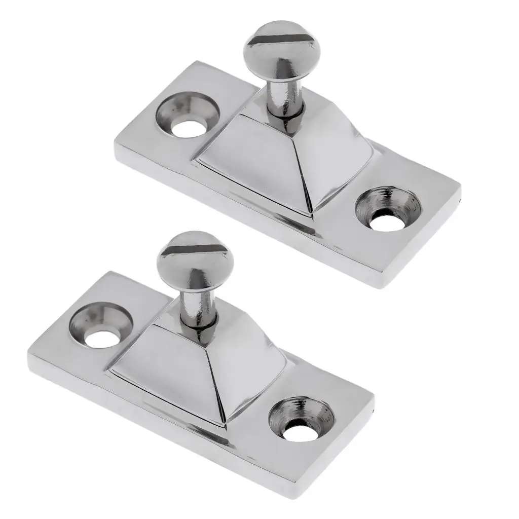 

2 Pieces Marine Grade Stainless Steel Bimini Boat Top Side Mount Deck Hinge
