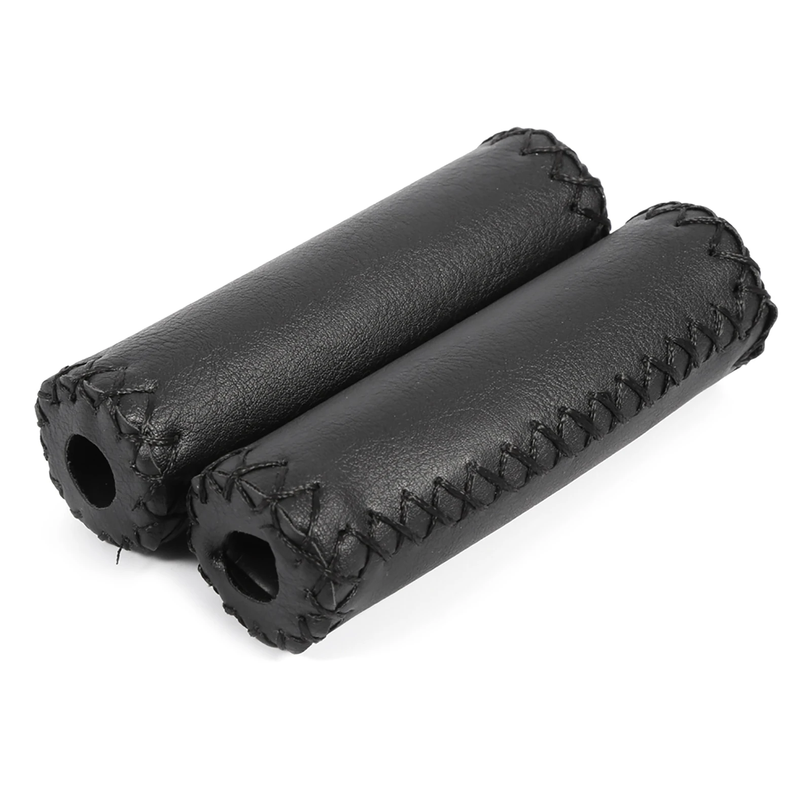 2pcs Bicycle Handlebar Grips Artificial Leather Mtb Handle Bar Cover Increase Damping Effect Security for Mountain Road Bike