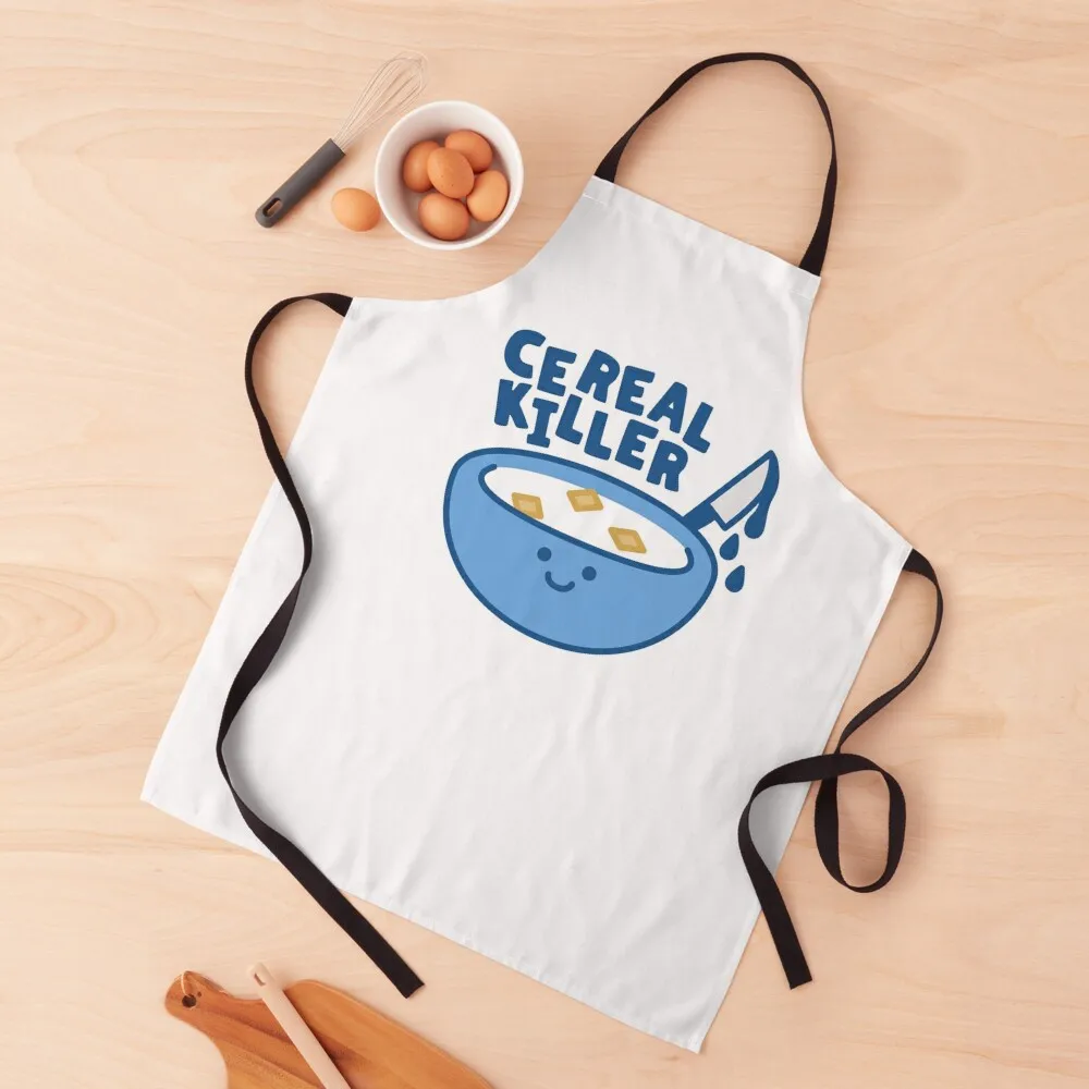 

Cereal Killer Bowl Apron Apron For Kitchen Kitchen Front Kitchen Apron For Women Kitchen Apron Women