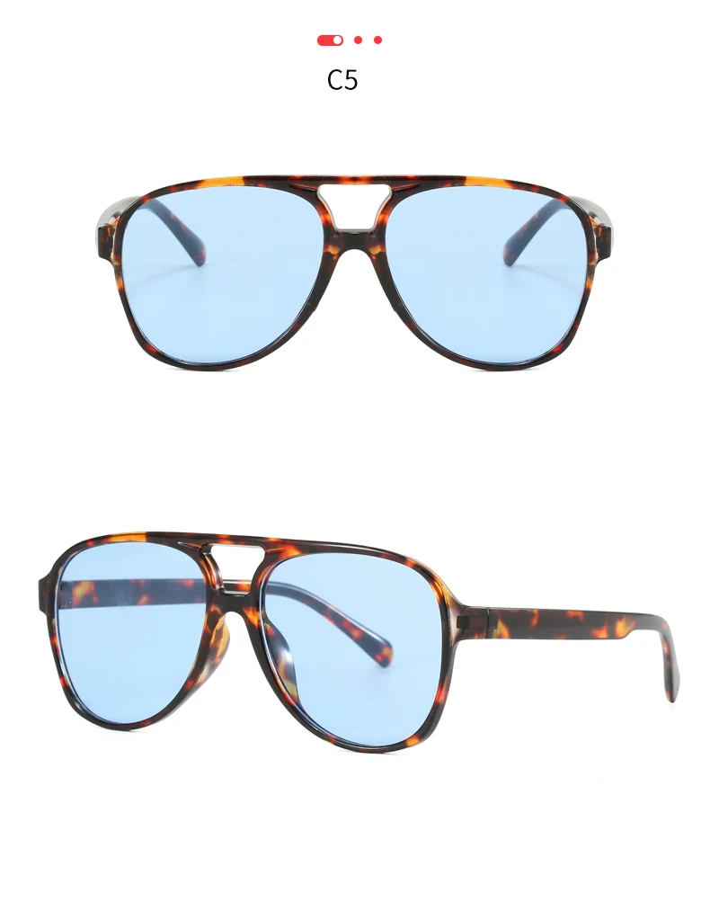 Schutzbrille 3 stücke Neue Frauen Doppel Brücke Quadrat Sonnenbrille Vintage Marke Designer Sonnenbrille Im Freien Fahren Shades UV400 – Detail 9