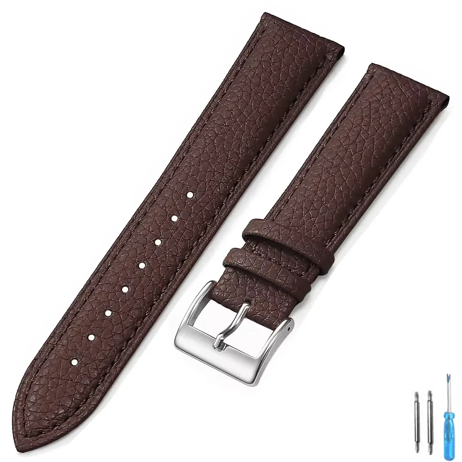 Premium Genuine Leather Watch Band - High-Quality Wrist Strap