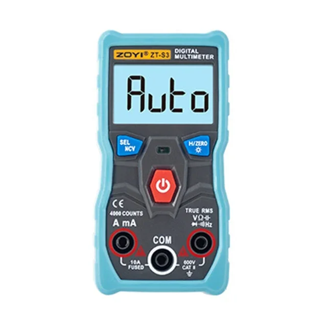 ZOYI ZT-S3 Digital Multimeter tester autoranging True rms automotriz Mmultimetro with NCV LCD backlight