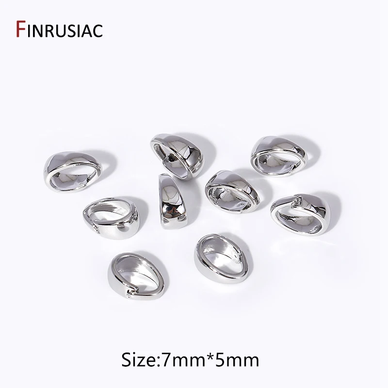 18K vergoldetes Messing Charm Anhänger Kautionen Verschlüsse Pinch Hook Clips Connector für DIY Frauen Halskette Herstellung Zubehör Erkenntnisse – Detail 14