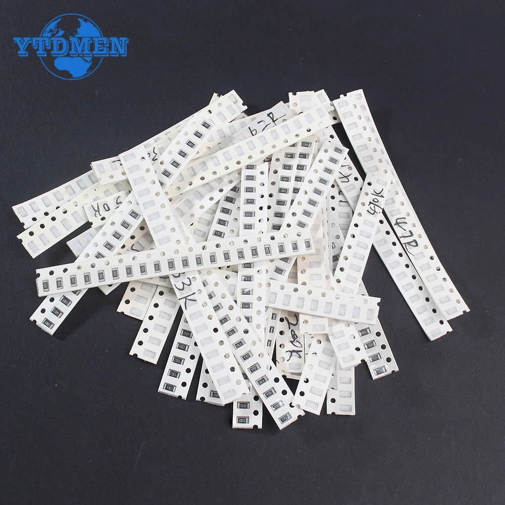 SMD Resistor 660PCS 0603 0805 1206 1% Resistance Assorted Kit 1 Ohm-1M Ohm Chip Resistors