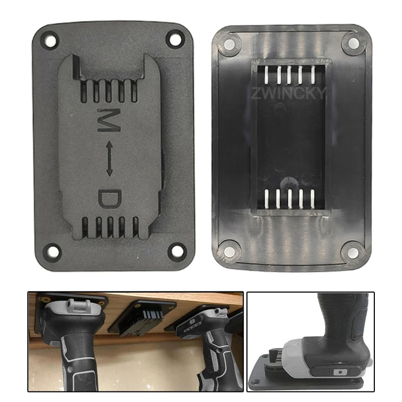 For Dewal/Milwaukee 14.4/18V/20V Battery Tools Machine Holder Tool Storage Rack Wall Mount Tool Bracket Fixe Device Tool Holder 5