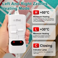 Electric Blanket 220V Thicken Thermostat Electric Blankets 70x150/120x150/150x180cm Electric Heating Blanket Winter Body Warmer 3