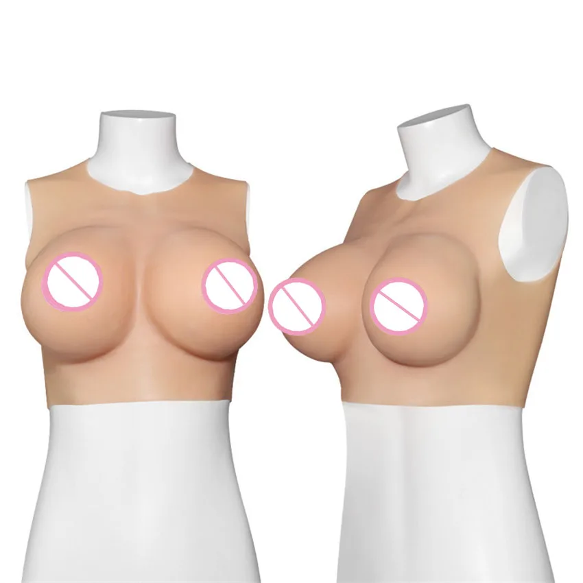 Sexy Female Big Fake Breast Silicone Plump Chest Enlargement Artificial Big Tits Crossdressing Cosplay Sex Toys For Women Man women silicone fake boobs