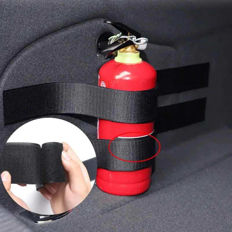 Car trunk organizer Elastic Fixing Belt Storage Bag Tapes Fire Extinguisher Fixing Belt