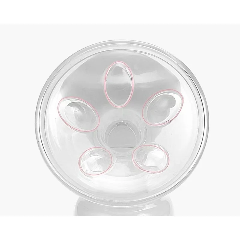 Silicone Manual Breast Pump Adjustable Suction Maternity Products Safe Material White Maternity Products