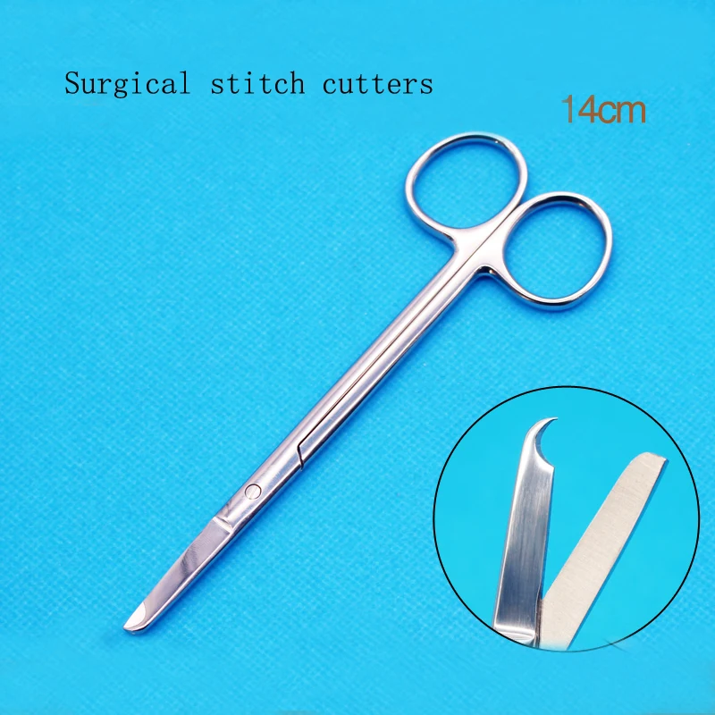 

Suture removal double eyelid beauty plastic tools equipment surgical scissors 14cm stainless steel tissue scissors