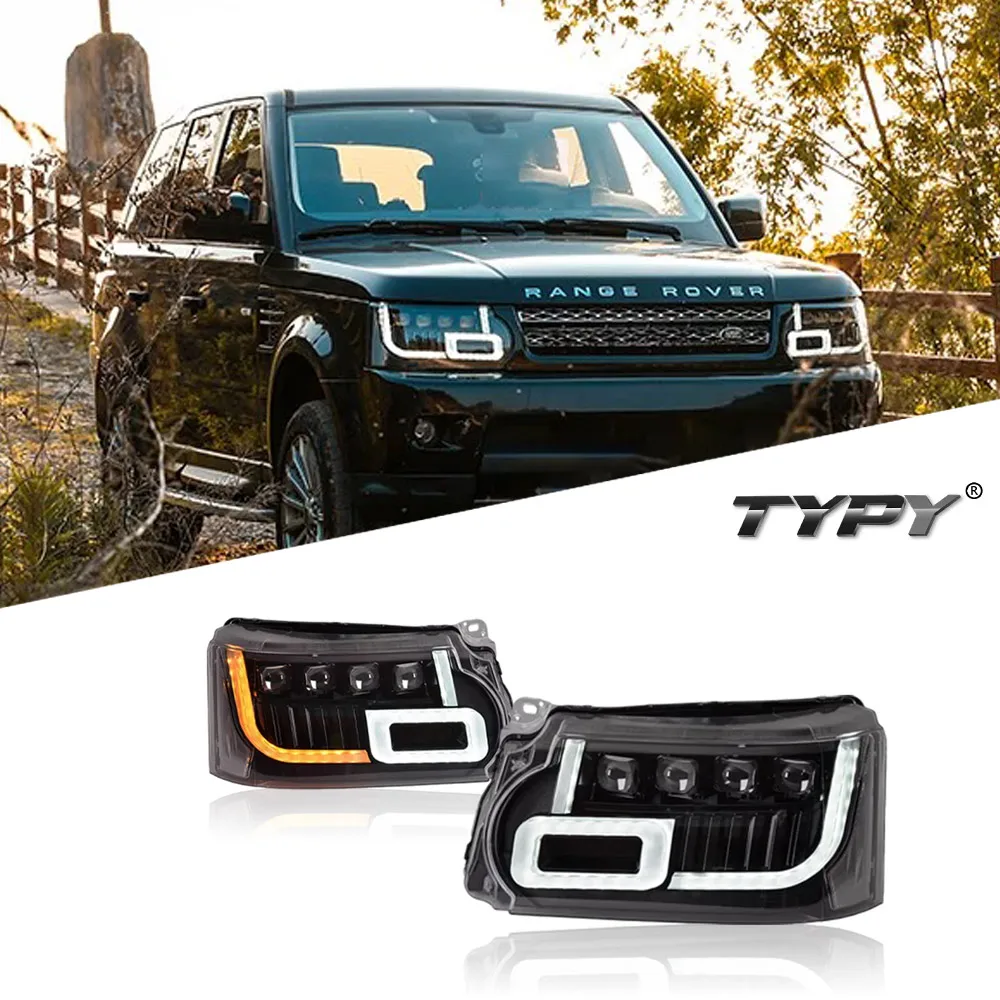 Car For Land Range Rover Sport Headlight 2010-2013 Upgrade Modified New ...