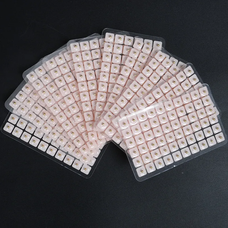 Magnetic beads therapy Auricular Ear Auriculotherapy Acupressure Therapy Ear Vaccaria Seeds Stickers weight loss Slim 1800 Paste