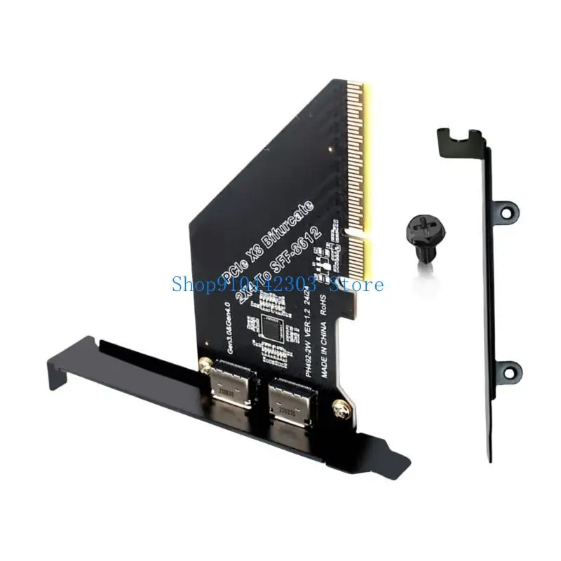 652F PCIe 4.0X8-Oculink SFF 8611 8612 호스트 어댑터 확장 최적화된 스토리지를 위한 외부 솔리드 디스크 그래픽 카드