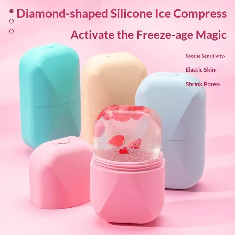 Portable Silicone Face Lifting Ice Roller