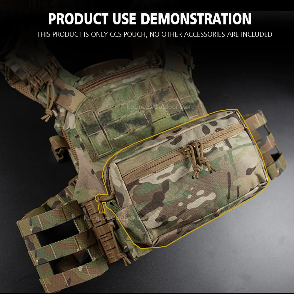 Tactical Molle Small Universal GP Pouch Hunting Vest GP Wide Pouch Tall Bag Airsoft CCS Pouch Military Belt Outdoor Storage Kit