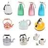 Doll House Decoration 1/12 Mini Alloy Kettle Simulation Teapot Model Toys Dollhouse Miniature Accessories 1