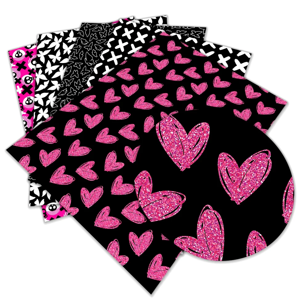 Plaid Fashion Print Pattern Artificial Leather for DIY Jewelry Earring Craft Making
