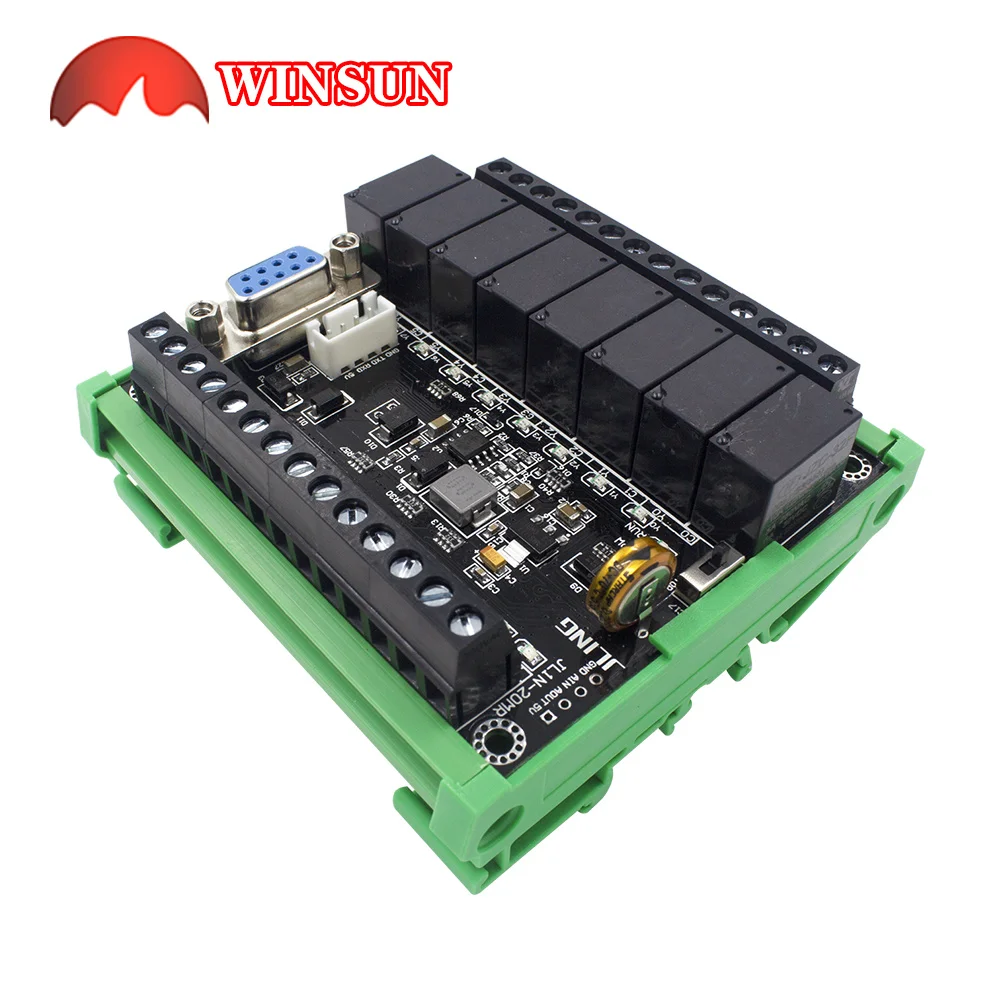 FX1N-20MR 10-28V  TTL α׷ ̺ ⺻ ɼ usbִ DC12V/24V   