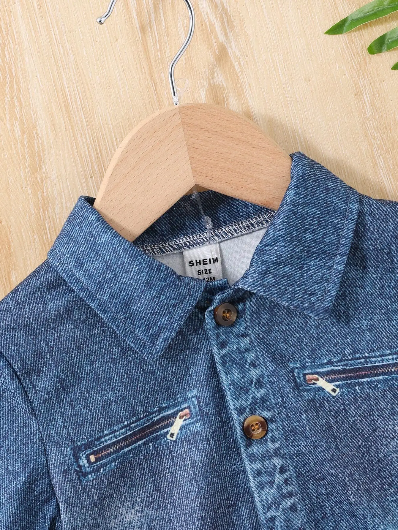 2025 New Imitation Cotton Fabric Denim Digital Print Lapel Short Sleeve Shorts Version Trend Retro For Boys Outdoor 2 Sets 4