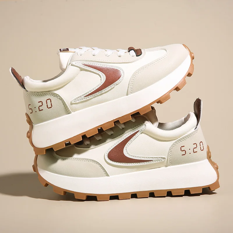 

2024 New Women's Vulcanized Shoes INS Comfortable Women's Sports Shoes Comfortable Wear-resistant Breathable Women Running Shoes