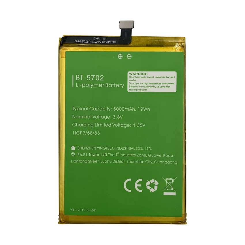 Original 5000mah Bateria para Leagoo Xrover Bt5702 Bt5702 Substituição Baterias do Telefone Bateria 100 - Image 4