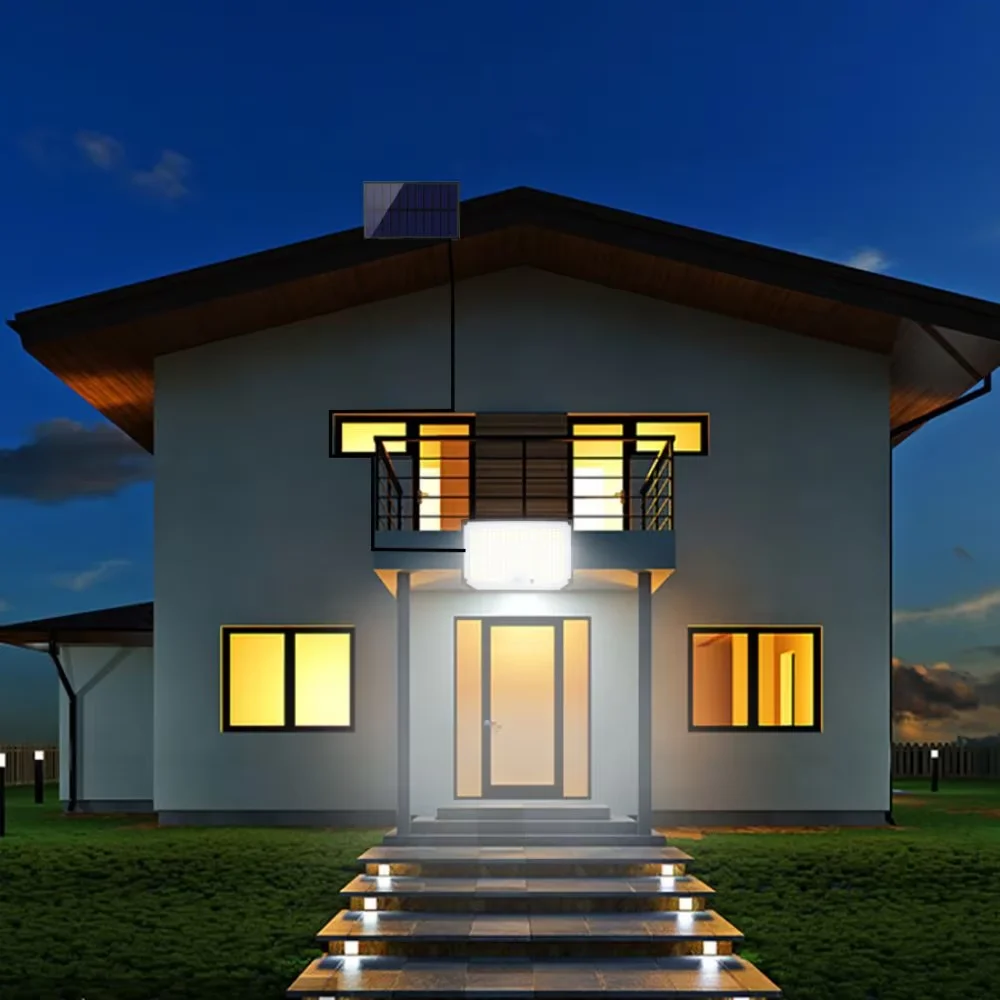 Outdoor Solar Motion Sensor Flood Lights - 234 LED Waterproof Security and Patio Spotlights