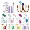 Girls Frozen Elsa Anna Cinderella Princess Accessory for Cosplay Dresses Bowknot Gloves Crown Wand Neacklace Bracelet 1